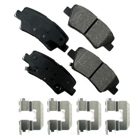 Akebono Proact Akebono ACT1397 ProACT Ultra Premium Ceramic Pads ACT1397